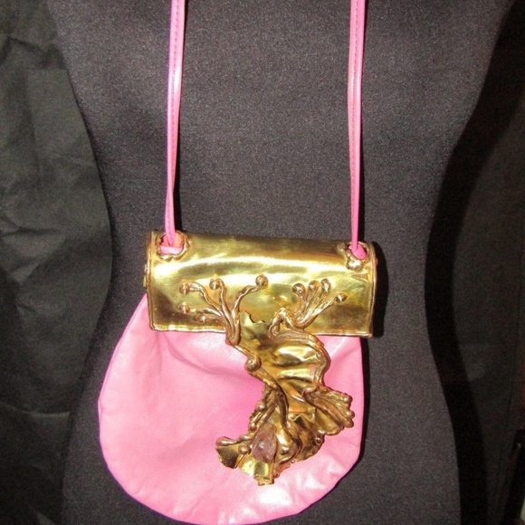 VINTAGE COPA COLLECTION Amethyst Pink Lth Handbag - Picture 3 of 7